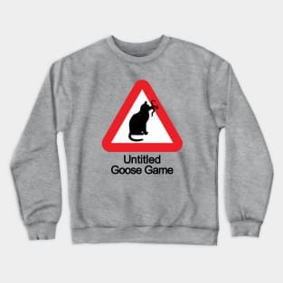 Untitled Video Game Superhero Cat Sign Gift For Gamers Crewneck Sweatshirt